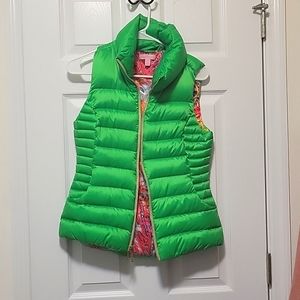 Lily Pulitzer puff vest size S